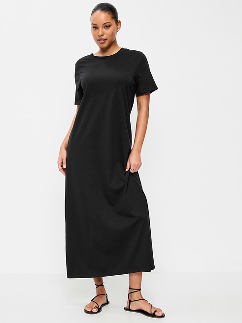 Vintage Vintage Crew-Neck Maxi Dress on clearance at Old Navy — 40% off
