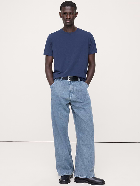 Lightweight Cotton Crew-Neck T-Shirt