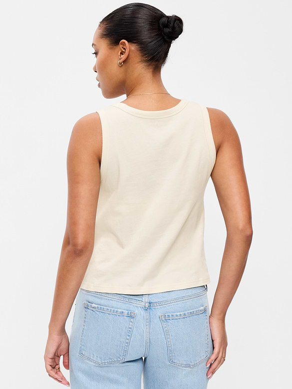 Camisole décontractée à encolure dégagée