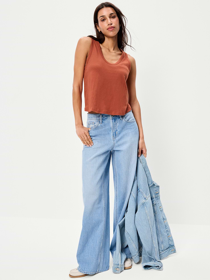 Image number 3 showing, Relaxed Scoop-Neck Tank Top