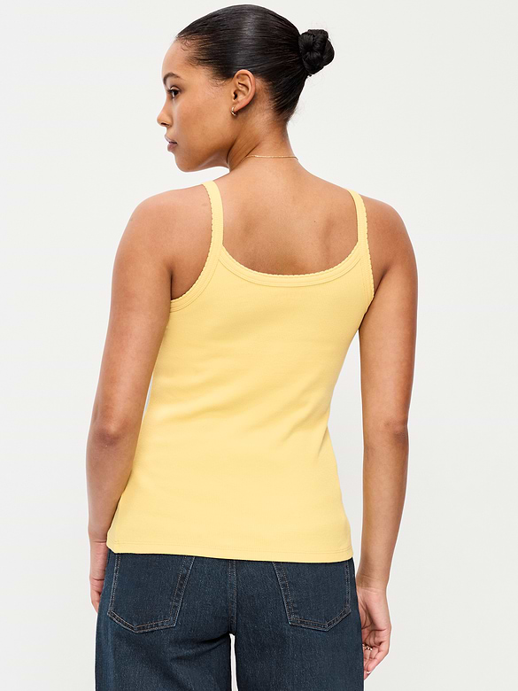 Rib-Knit Cami Tank Top