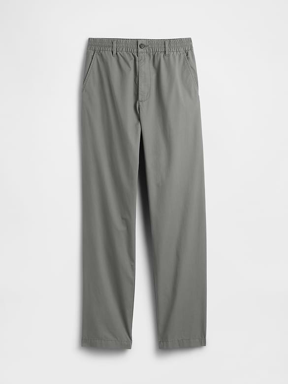 Relaxed Pull-On Khakis