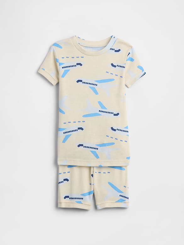 babyGap 100% Organic Cotton Plane PJ Set