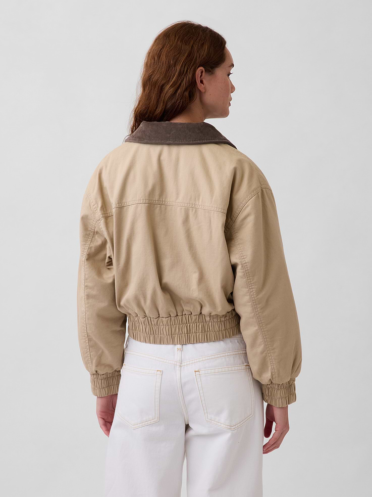 Image number 3 showing, Oversized Bomber Jacket