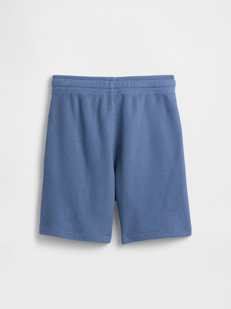 Image number 2 showing, Kids Relaxed Pull-On Ribbed Shorts