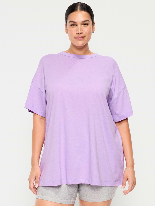 T-shirt tunique passe-partout surdimensionné