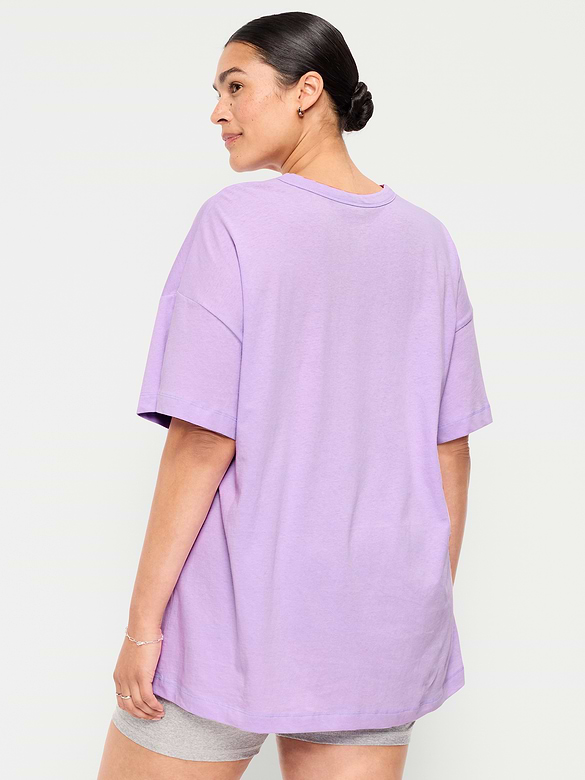 T-shirt tunique passe-partout surdimensionné