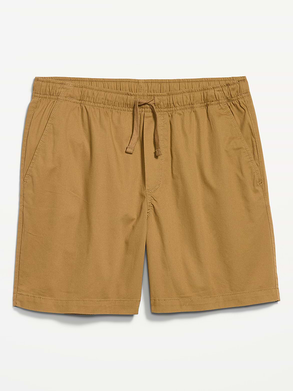 Twill Jogger Shorts -- 7-inch inseam