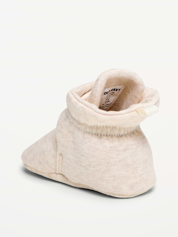 Jersey-Knit Booties for Baby