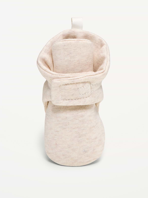 Jersey-Knit Booties for Baby