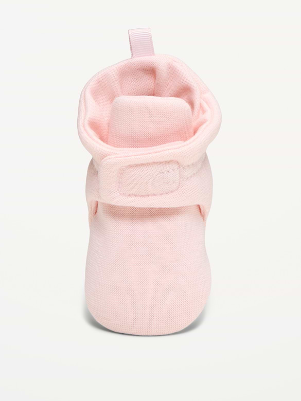 Jersey-Knit Booties for Baby