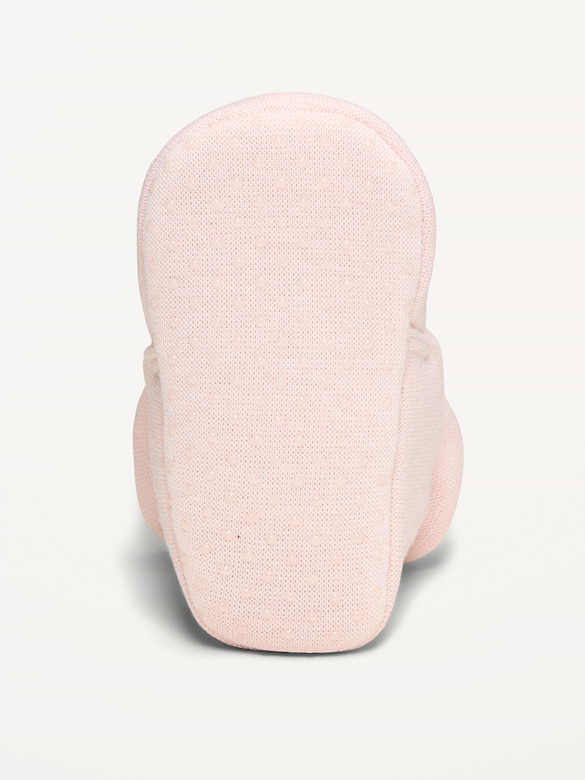 Jersey-Knit Booties for Baby