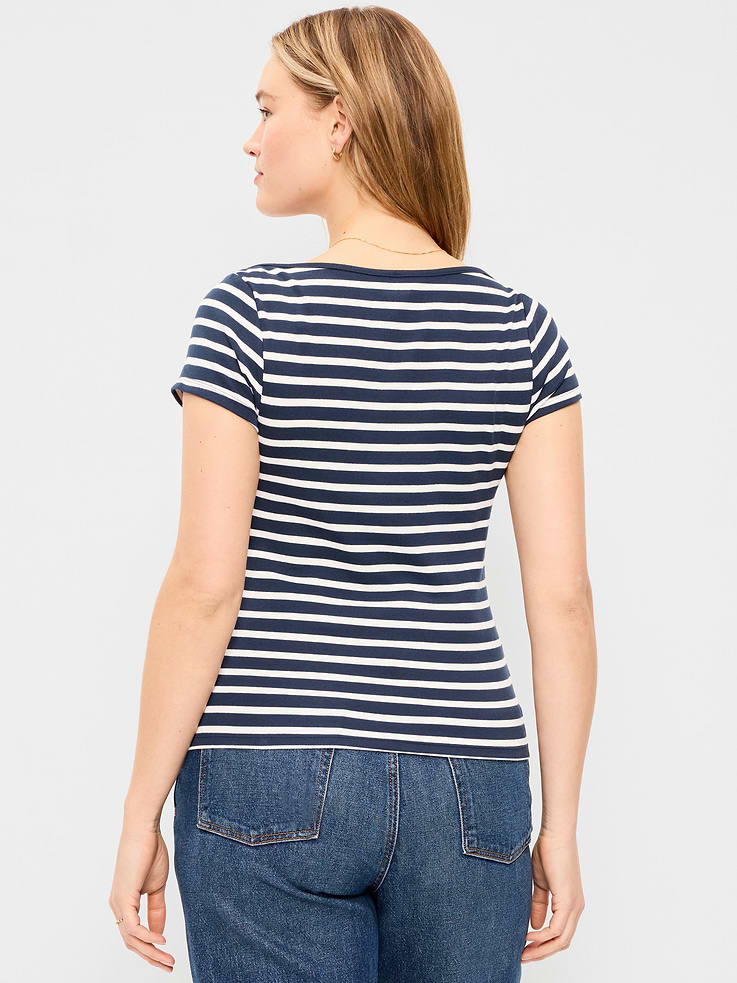 Image number 7 showing, Snug Boatneck T-Shirt