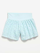 Image 4 of 5, High-Waisted StretchTech Performance Shorts for Girls