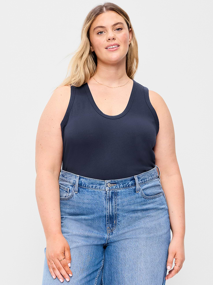 Image 7 de 8, Camisole décontractée à encolure dégagée