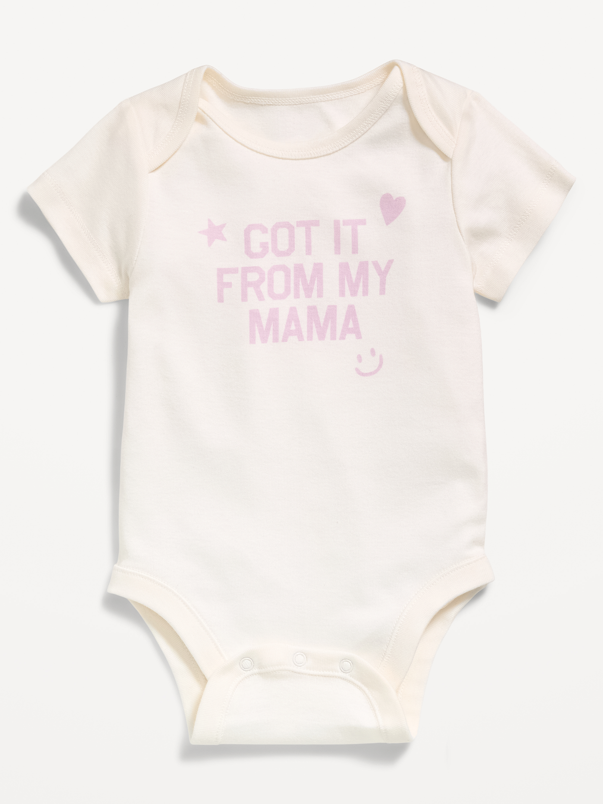 Image number 1 showing, Short-Sleeve Graphic Bodysuit for Baby