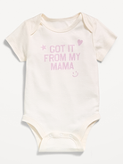 Image number 1 showing, Short-Sleeve Graphic Bodysuit for Baby