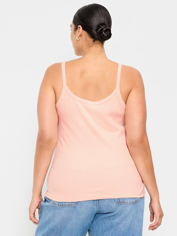 Camisole en tricot pointelle