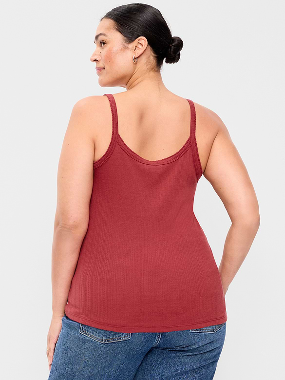 Camisole en tricot pointelle