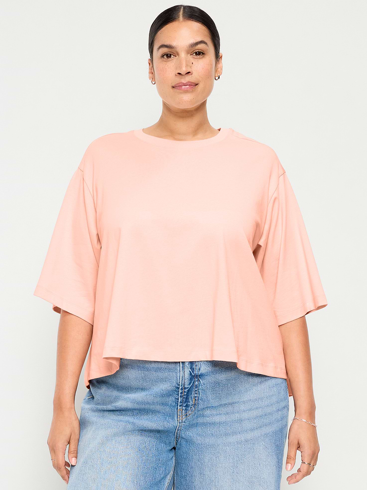 Image number 7 showing, Short-Sleeve Trapeze T-Shirt