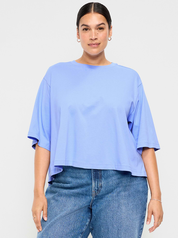 Image number 7 showing, Short-Sleeve Trapeze T-Shirt