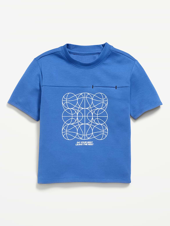 Dynamic Fleece Oversized Pocket T-Shirt for Toddler Boys