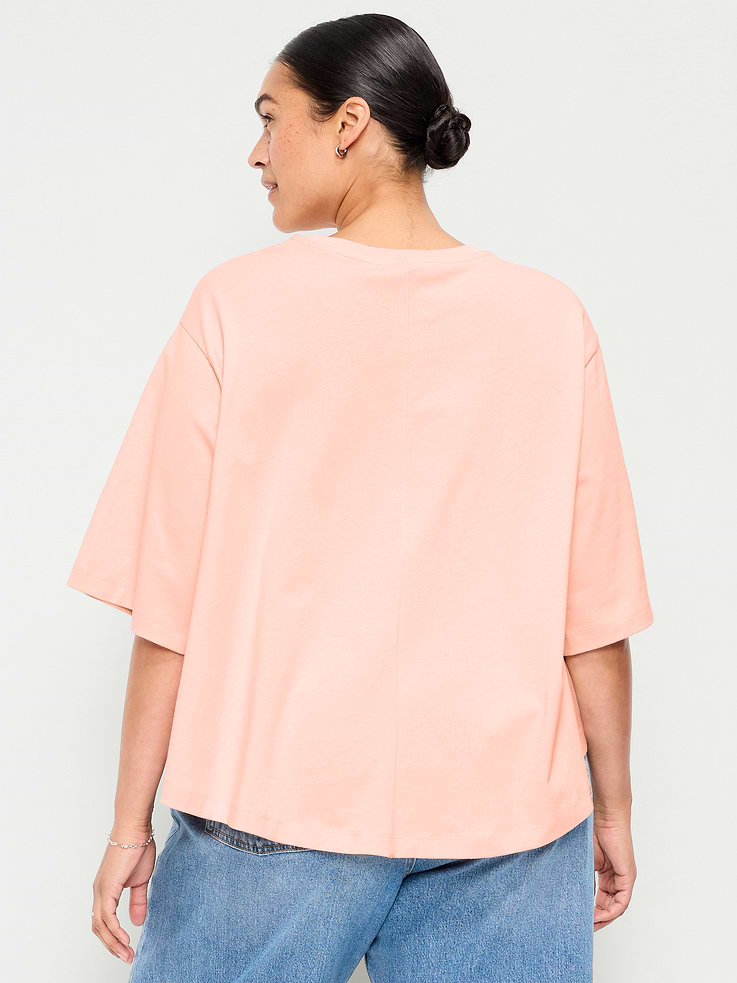 Image number 8 showing, Short-Sleeve Trapeze T-Shirt