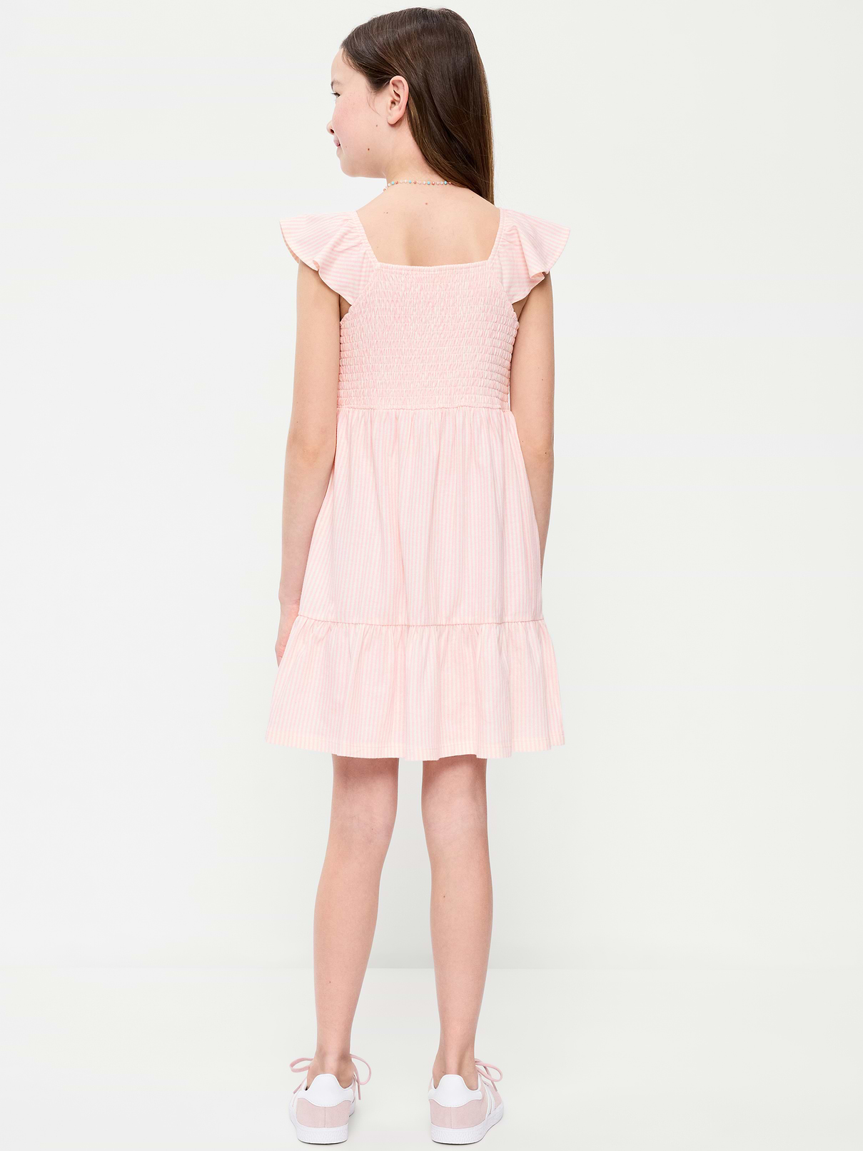 Image 2 of 3, Fit and Flare Smocked Dress for Girls