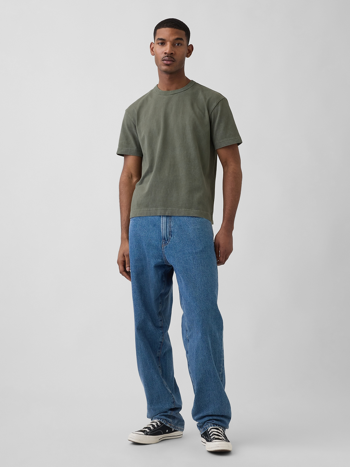 Adult Heavyweight Crop T-Shirt | Gap