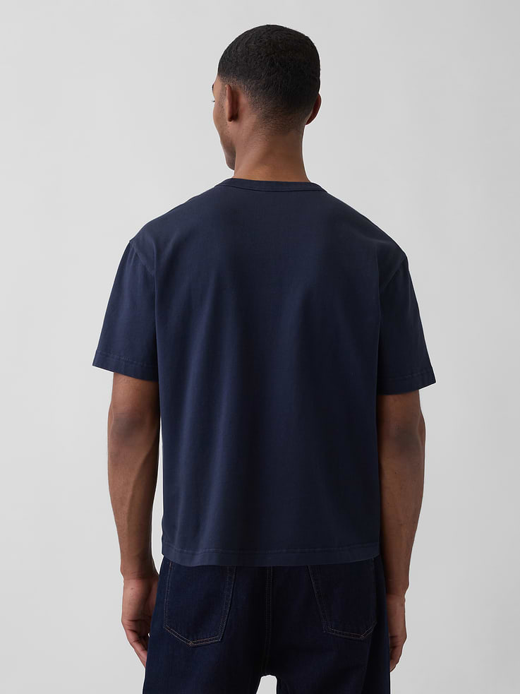 Image number 3 showing, Adult Heavyweight Crop T-Shirt