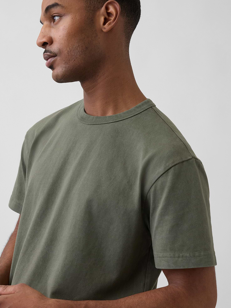 Image number 4 showing, Adult Heavyweight Crop T-Shirt