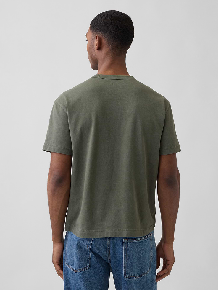 Image number 3 showing, Adult Heavyweight Crop T-Shirt