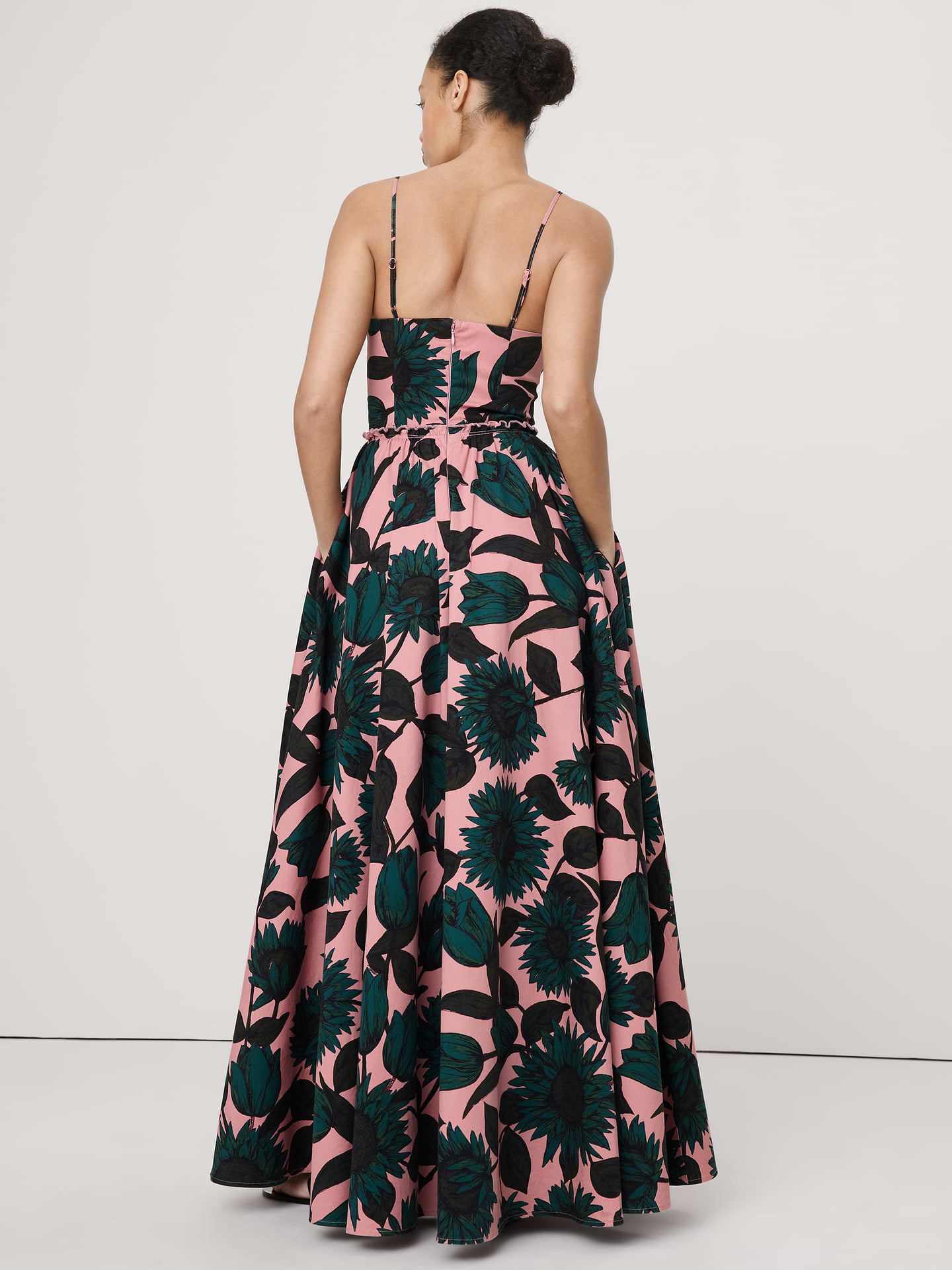 Image number 5 showing, Soft Cotton Corset Maxi Dress