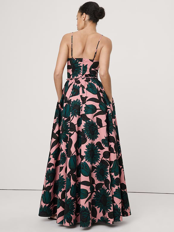 Soft Cotton Corset Maxi Dress