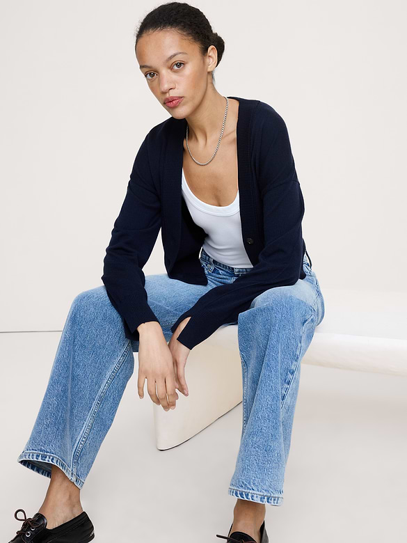 Merino Cardigan Sweater