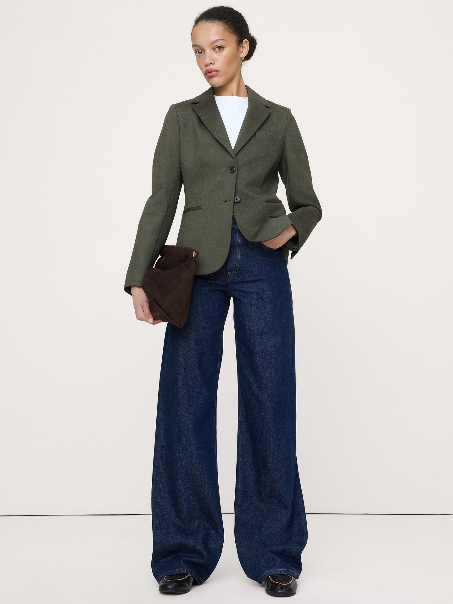Image number 1 showing, Slim Everywhere Ponte Blazer