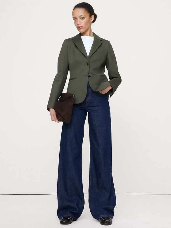 Slim Everywhere Ponte Blazer