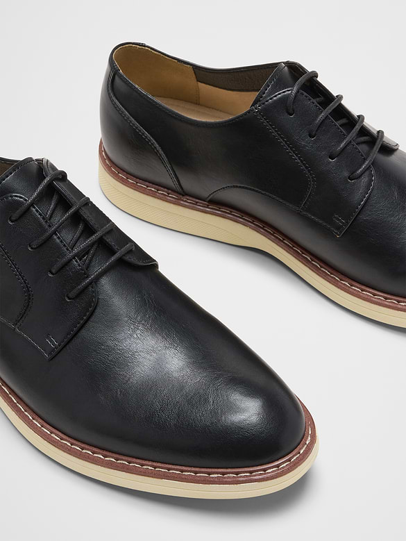 Vegan Leather Casual Oxford
