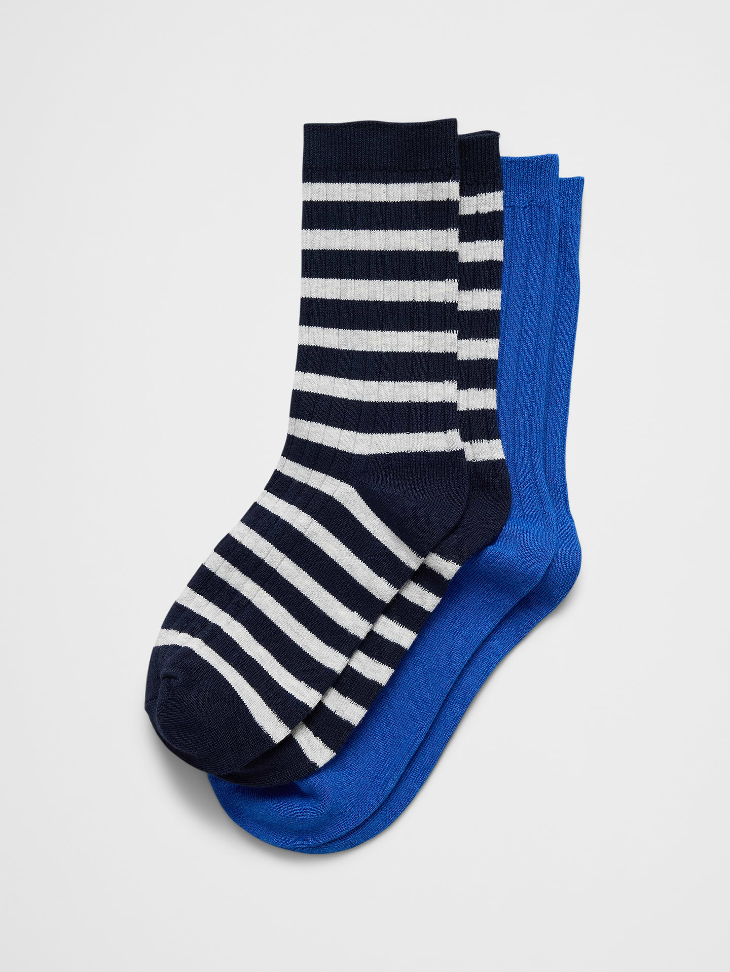 Image number 1 showing, Striped Trouser Socks (2 Pack)