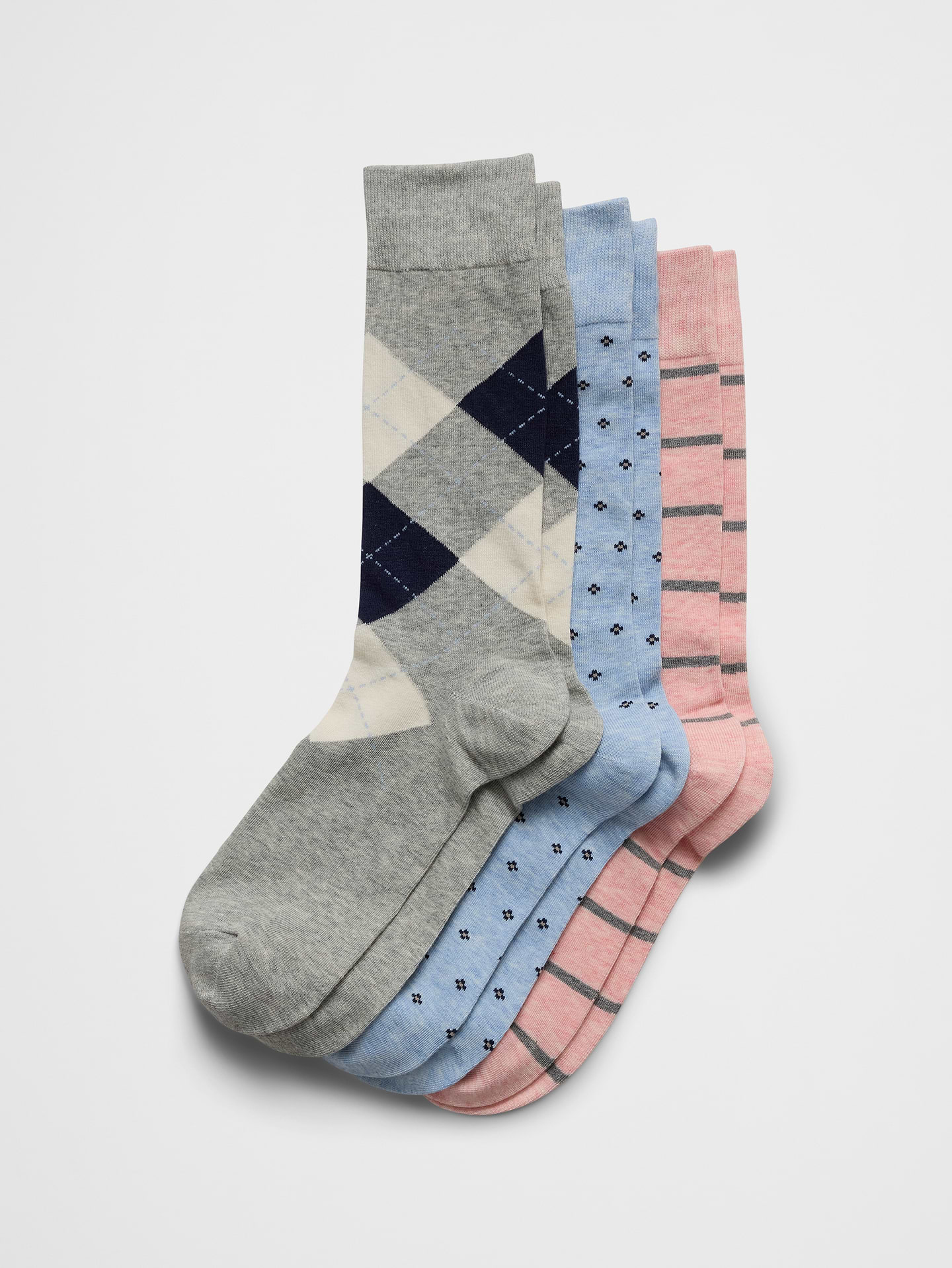 Image 1 of 1, A soft sock in a breathable organic cotton blend with rib-knit openings and angled toe seams for a better, more comfortable fit., Made exclusively for Banana Republic Factory., Product #865030