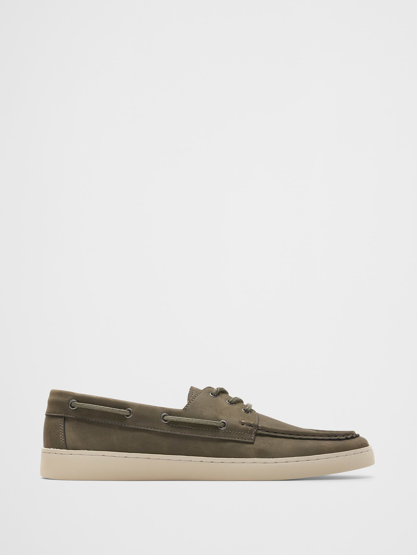 Image number 1 showing, Vegan Suede Boat Shoe