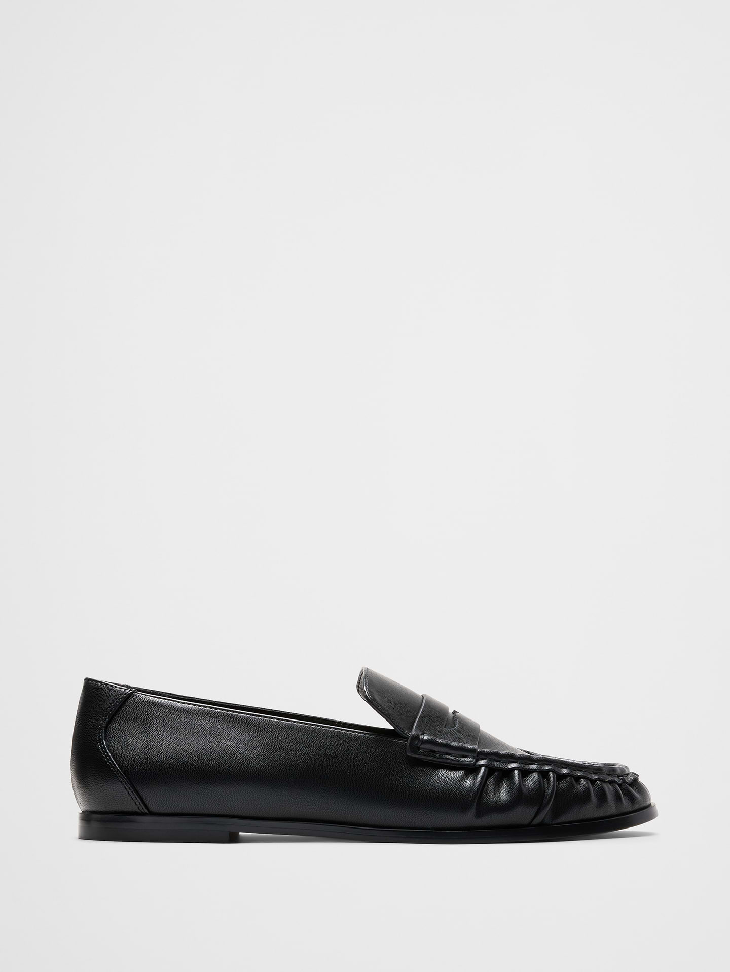 Image number 1 showing, Vegan Leather Gathered Loafer