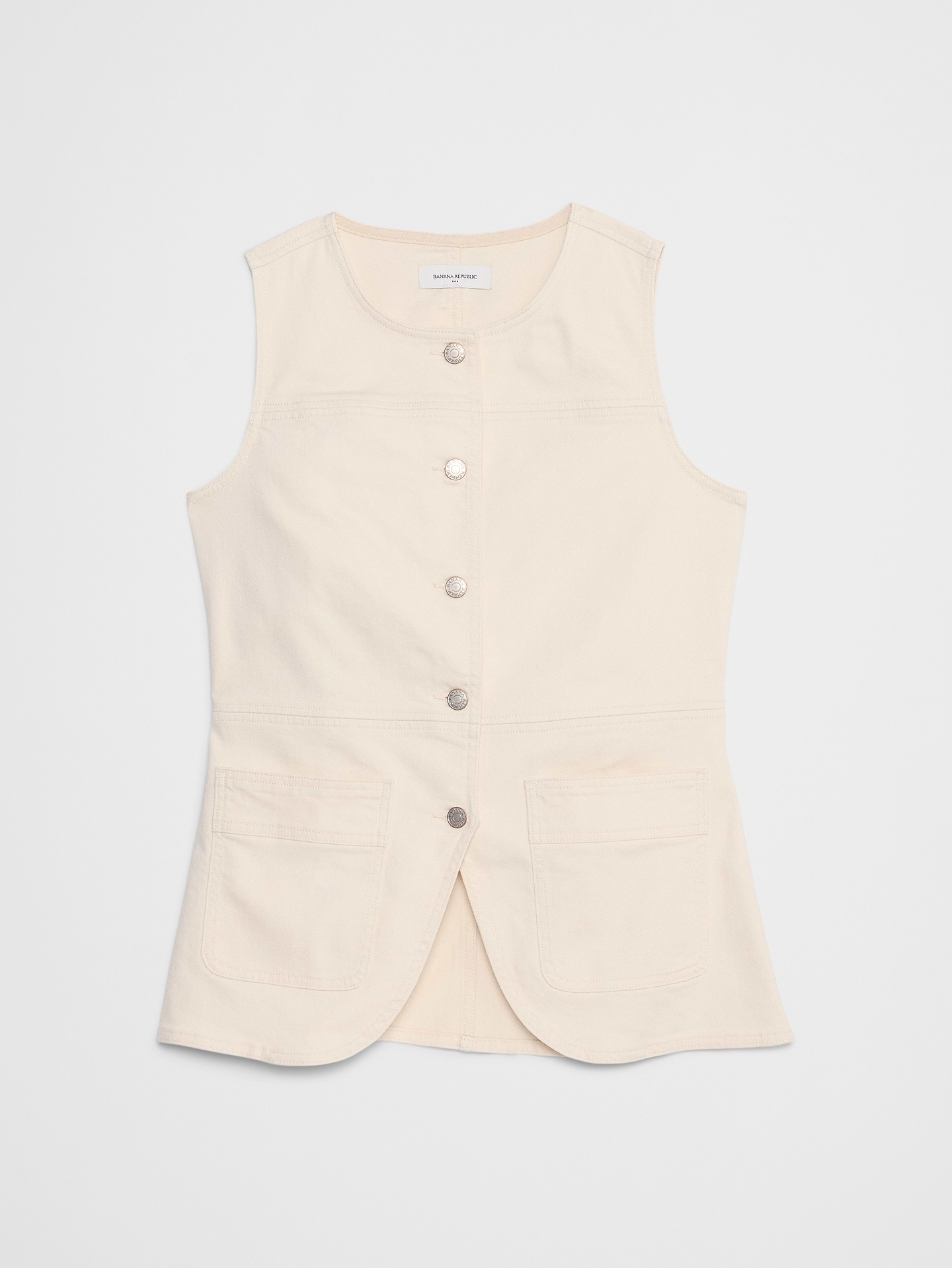 Image number 7 showing, Long Denim Vest