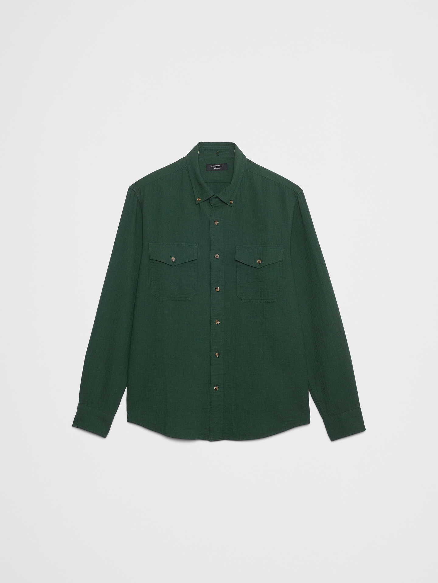 Image number 4 showing, Standard-Fit Double Weave Shirt