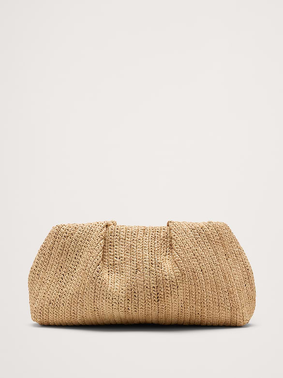 Pochette en raphia