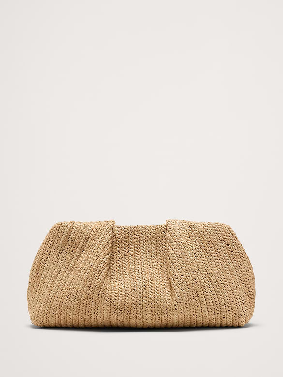 Pochette en raphia