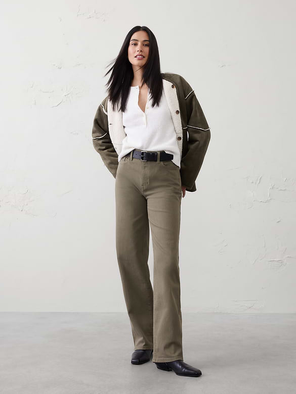 Straight High-Rise Jean