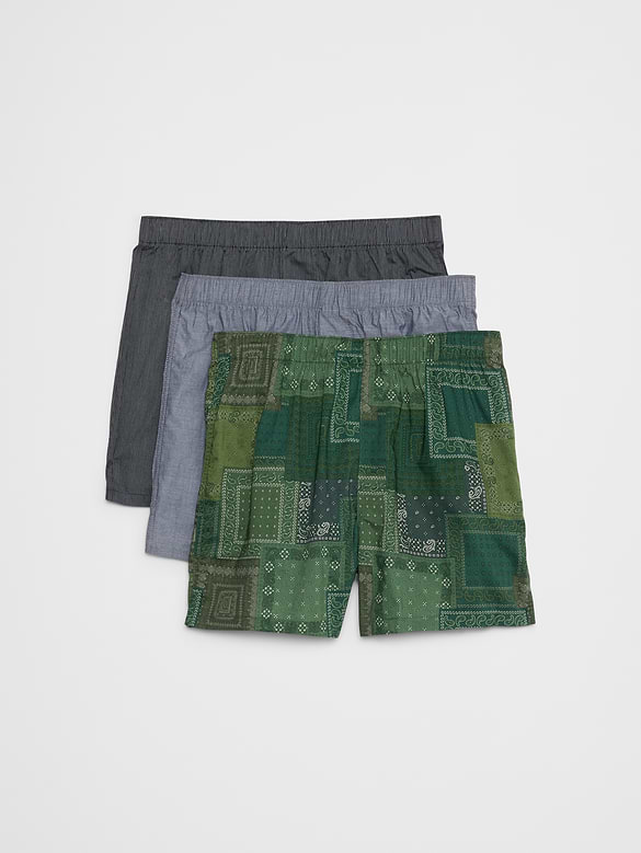 Cotton Boxers (3 Pack)