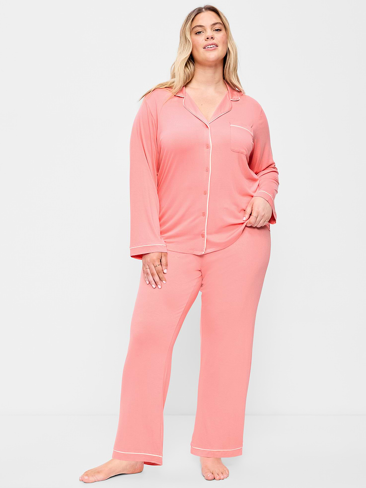 Image 6 de 7, Ensemble pantalon en tricot de jersey Grasse matinée