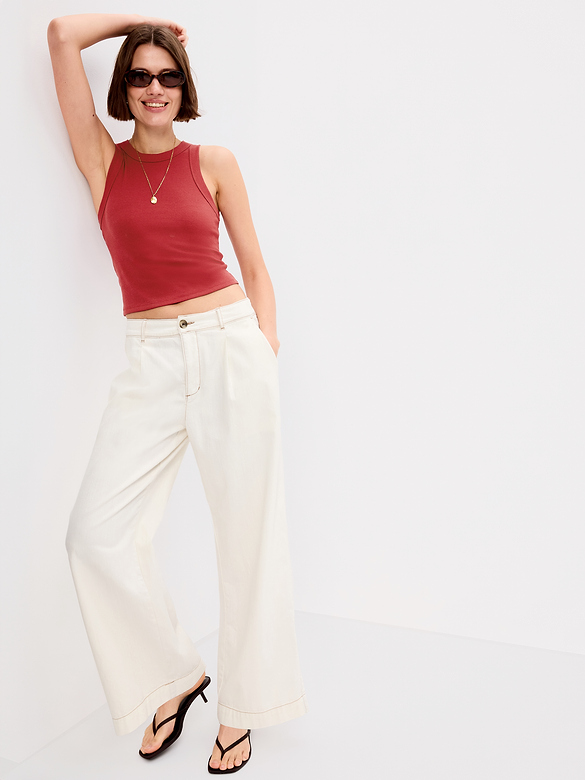 Camisole courte moulante